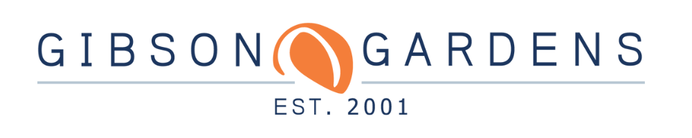 image of the gibson gardens logo with the wordsgibson gardens est 2001